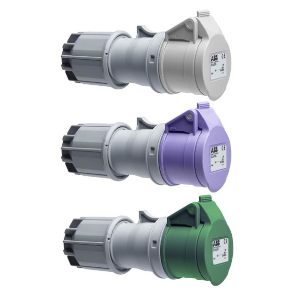 ABB 2CMA100906R1000 Jatkopistorasia 24 V Vihreä, 16 A, 3-napainen