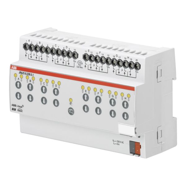 ABB 2CDG110126R0011 Verhomoottoriohjain 230 V, ajan tunnistus Verholähtöjen enimmäismäärä: 8