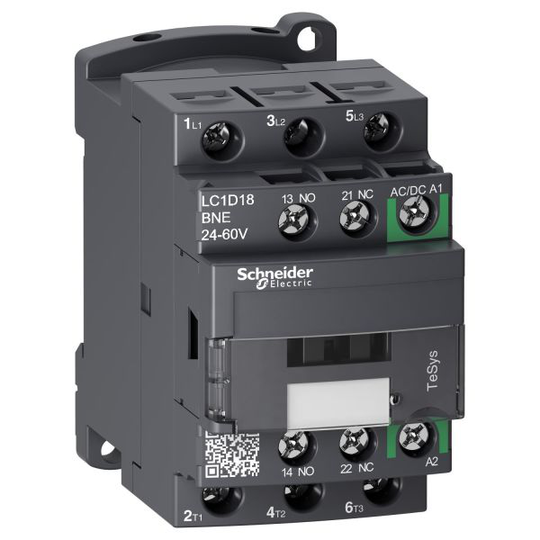 Schneider Electric LC1D18BNE Kontaktori 18 A, 24–60 V, AC, DC