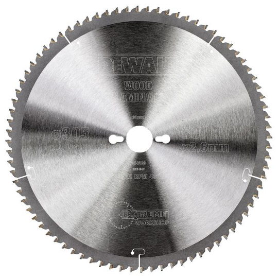 Dewalt DT4283-QZ Pyörösahanterä 305 x 30 mm, 80T