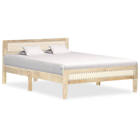 vidaXL Sängynrunko täysi mangopuu 120 cm