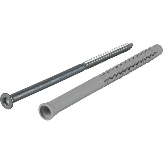 ESSVE GXL 404001 Julkisivutulppa Ø8 mm, TX30, FZB, uppokanta 100 mm, 50 kpl