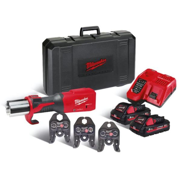 Milwaukee M18 ONEBLHPT-302C V-SET Puristustyökalu sis. akut ja laturin
