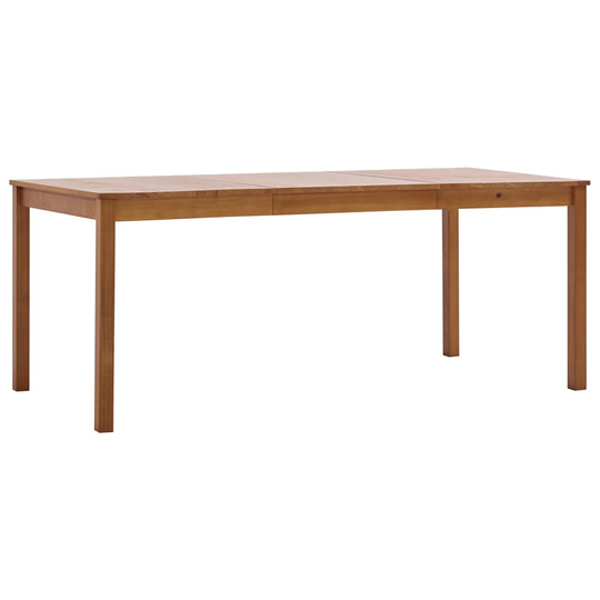 vidaXL Ruokapöytä hunajanruskea 180x90x73 cm mänty