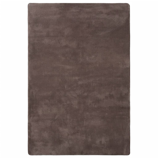 vidaXL Teddy-matto harmaanruskea 200x140 cm