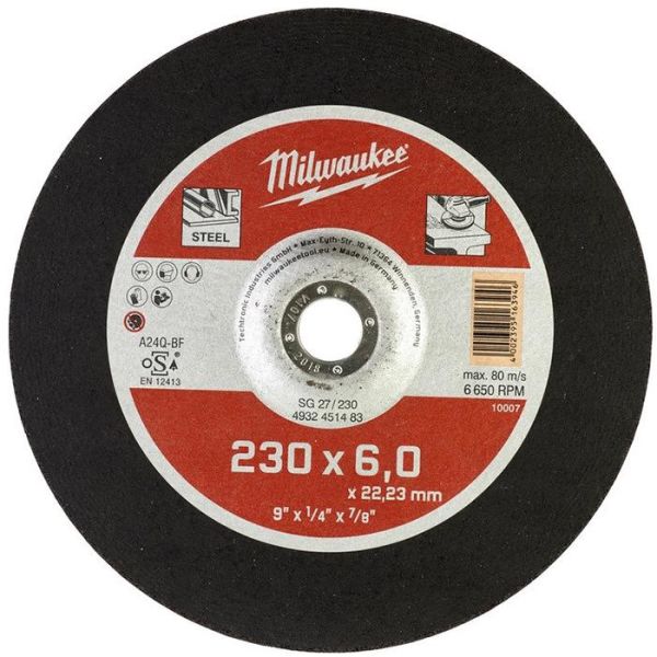 Milwaukee SG 27 Contractor Katkaisulaikka 230x6 mm.