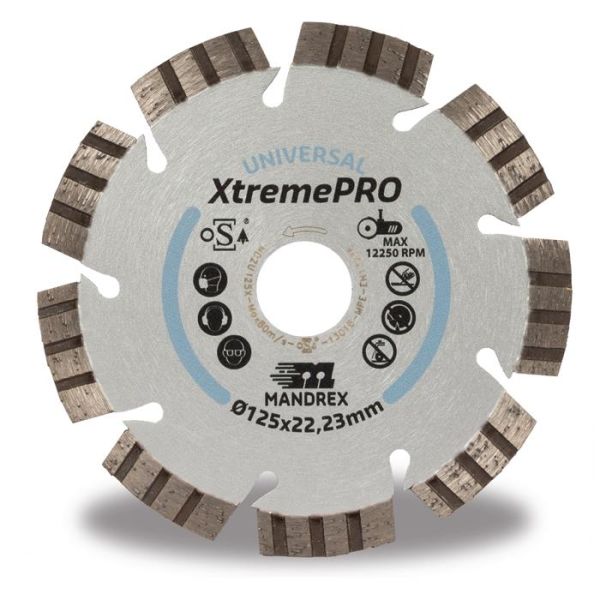 Mandrex Universal XtremePRO Timanttikatkaisulaikka 115 mm