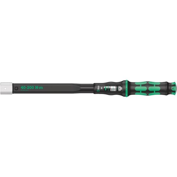 Wera Click-Torque X 4 Momenttiavain vaihtopäille, 14x18 mm, 40-200 Nm