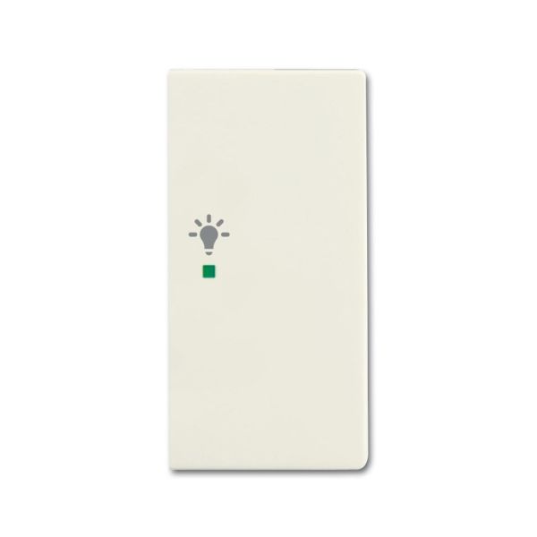 ABB Future Linear 6220-0-0595 Yksiosainen vipupainike valo, chalet-white Oikea