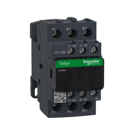 Schneider Electric LC1D32B7 Kontaktori 9-38A LC1D, vaihtovirtakäämi 32A, 15 kW, 24V AC
