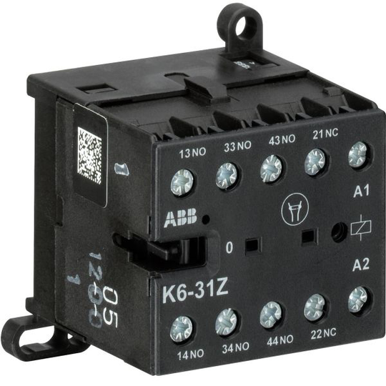 ABB K6-31Z Relekontaktori 4-napainen, 3 A, 400 V