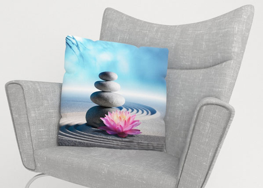 Koristetyynyliina LILY ON THE SAND 45x45 cm