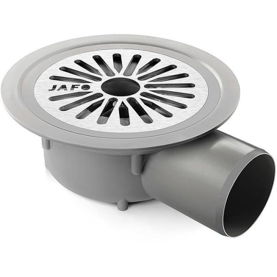 Jafo 7113196 Lattiakaivo 150 mm, sivu-ulostulolla Syvennys siivilässä