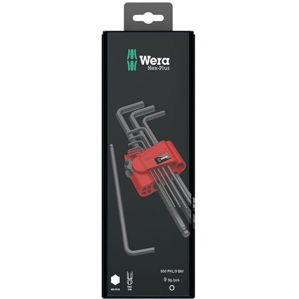 Wera 950 PKL/9 BM SB Kuusiokoloavainsarja