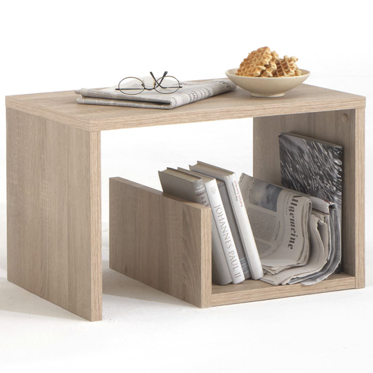 FMD Sohvapöytä 2-in-1 59x36x38 cm tammen värinen