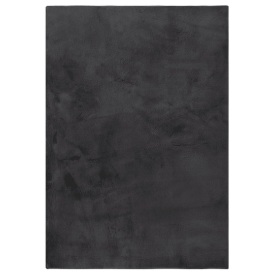 vidaXL Matto jäniksen tekoturkis 180x270 cm antrasiitti