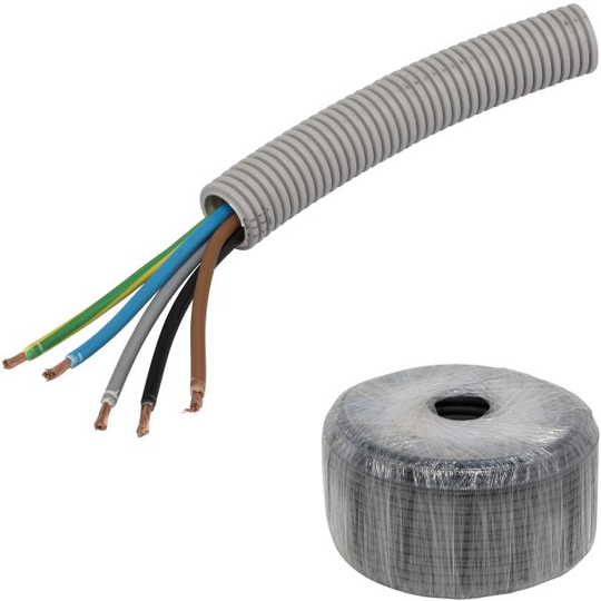 Pipelife RQ PowerFlex Kaapeli esireititetty, 25 mm x 50 m, 5G6 mm²