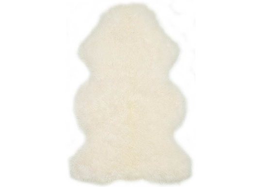 Aito lampaantalja Tibet luonnonvalkoinen M ±60x90 cm