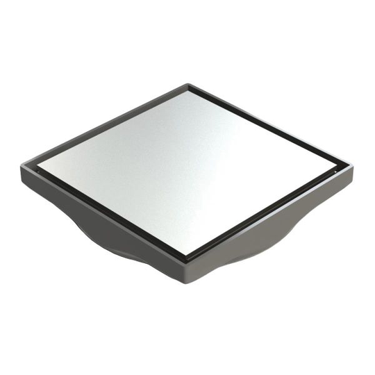 Purus Square Platinum Laatan kehys 150 x 150 mm