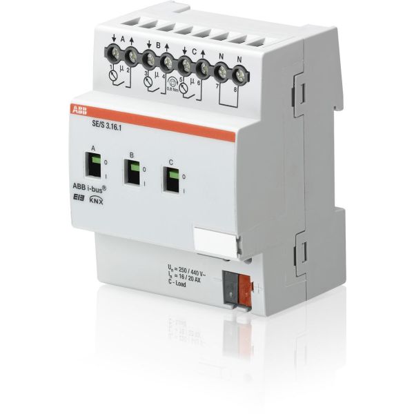 ABB 2CDG110136R0011 Kytkinyksikkö energianmittauksella 3 kanavaa, 16/20 A