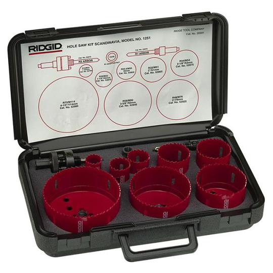 Ridgid 1251 Reikäsahasarja