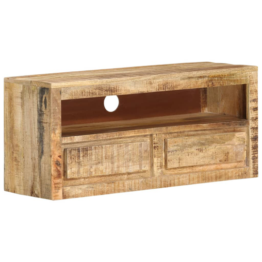 vidaXL TV-taso 88x30x40 cm täysi mangopuu