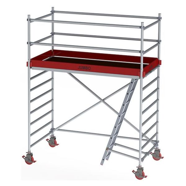Laggo Jumbo Pro Työteline pyörillä leveys 220 cm, ilman tukijalkoja