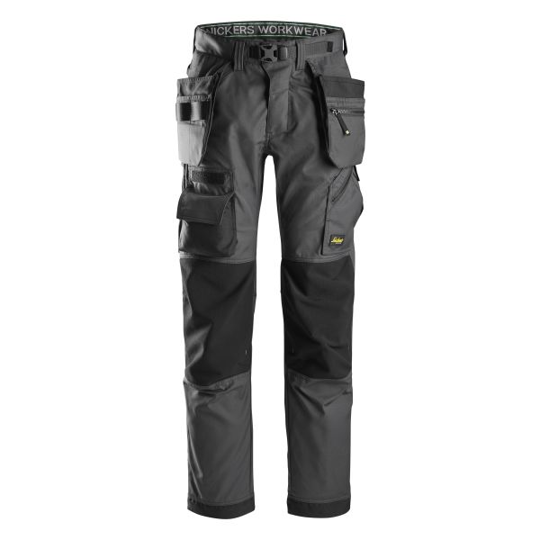 Snickers 6923 FlexiWork Lattia-asentajan housut Harmaa C40