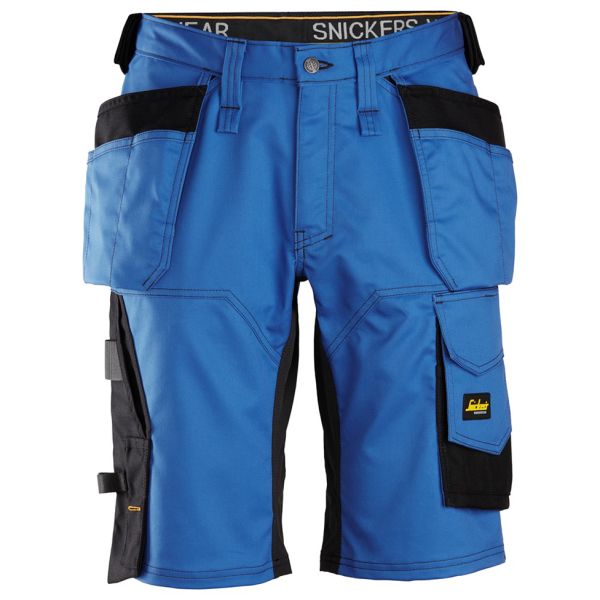 Snickers 6151 AllroundWork Shortsit kirkkaansininen/musta 44