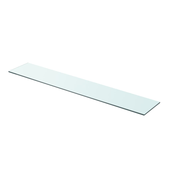 vidaXL Hyllypaneeli Kirkas Lasi 90x15 cm