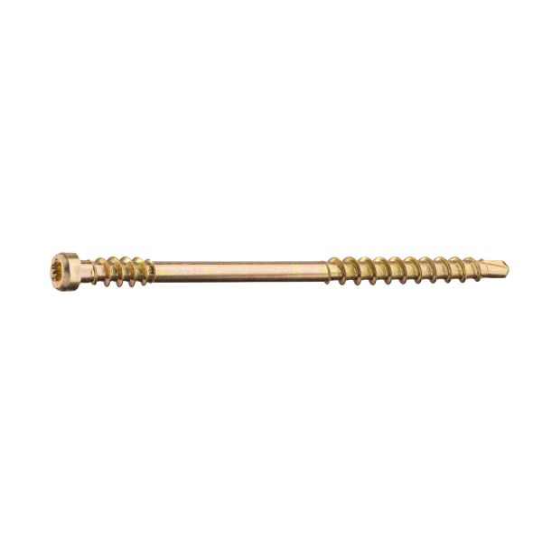 Grabber LTX62CH200 Listaruuvi mukana ruuvikärki, keltakromi 3,3 x 62 mm, 200 kpl