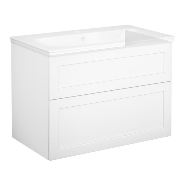 Gustavsberg Artic Komuutti 80 cm, pehmeästi sulkeutuva Valkoinen, tartuntaliuska
