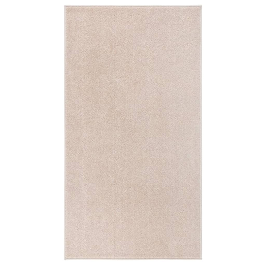 vidaXL Lyhytnukkainen matto 80x150 cm tumma beige