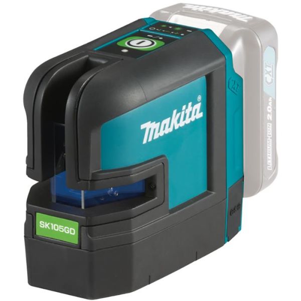 Makita SK105GDZ Ristiviivalaser vihreä, ilman akkua ja laturia