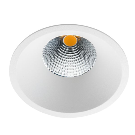 SG Armaturen Soft Slim Downlight-valaisin LED, 10,9W, IP54 2700K, 730 lm