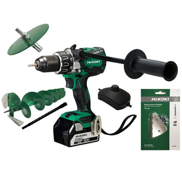 HiKOKI DS 18DBL2 + Isborrkit Työkalupaketti