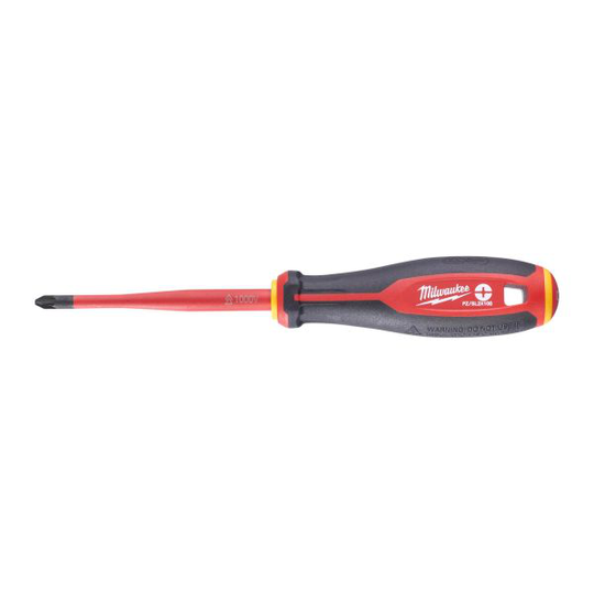 Milwaukee Tri-Lobe VDE Ruuvimeisseli kolmisivuinen pyörimistä estävä kahva PZ/ SL2 x 100 mm