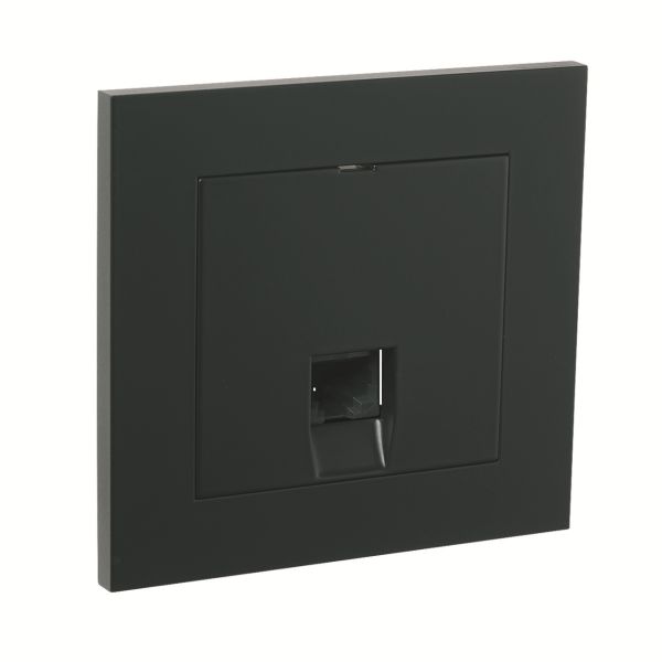 Elko Plus Modulaarinen pistorasia Upotettava 1 x 8 K6 musta