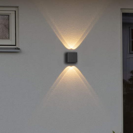 KONSTSMIDE LED-seinävalaisin Chieri 1x4 W antrasiitti