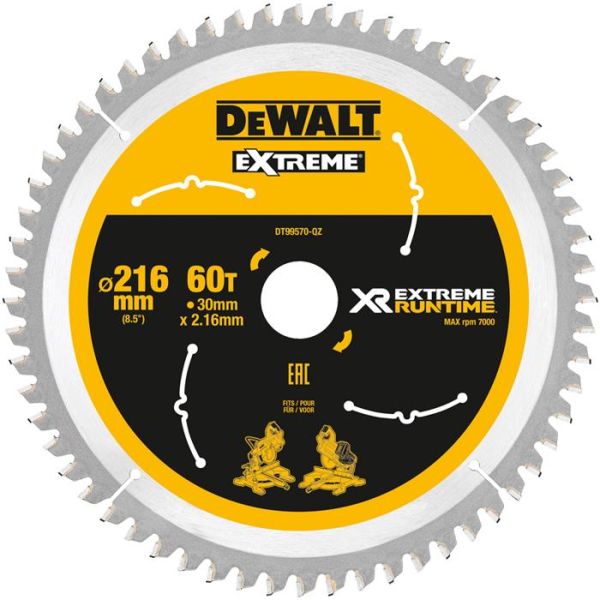 Dewalt DT99570 Sahanterä 60T