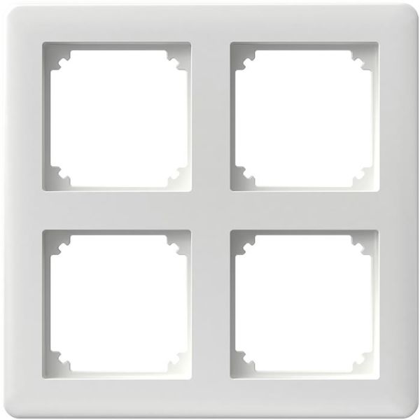 Schneider Electric Exxact Primo Yhdistelmäkehys matriisi, 2 x 2 lokeroa, valkoinen