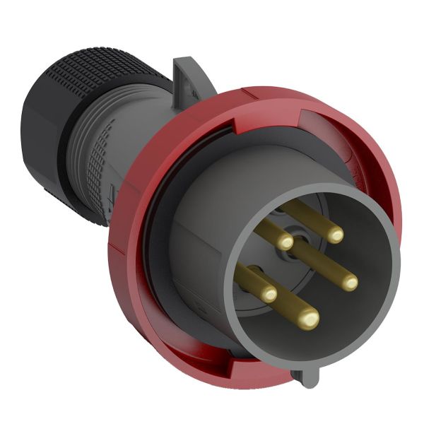 ABB 2CMA101112R1000 Pistotulppa IP67 Punainen, 32 A, 5-napainen