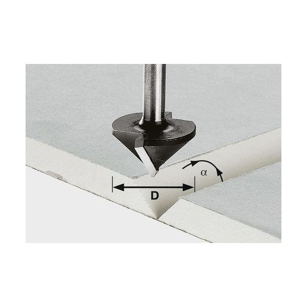 Festool HW S8 D12,5/45° Kipsikartonkijyrsinterä kara 8mm