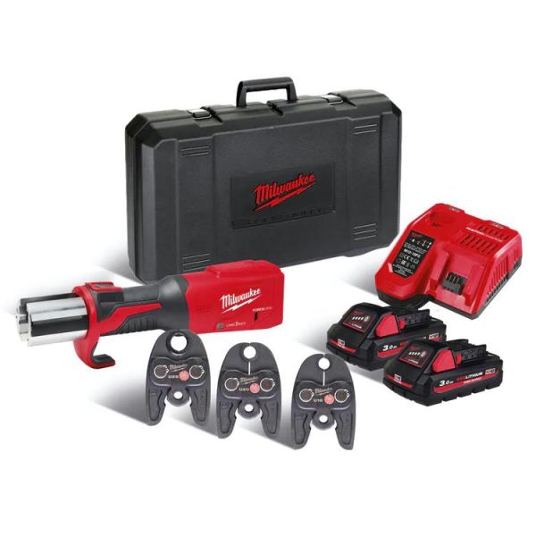 Milwaukee M18 ONEBLHPT-302C U-SET Puristustyökalu sis. akut ja laturin