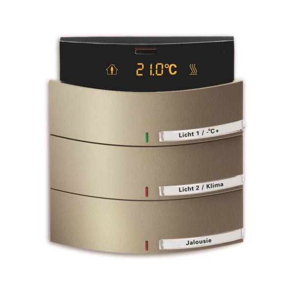 ABB Busch-triton 6320-0-0060 Huonetermostaatti 3-napainen Maalattu, matta, palladium