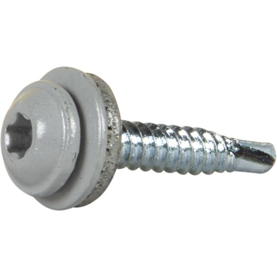 ESSVE 513564 Asennusruuvi 4,2 x 25 mm, TX20, aluslevyllä hopea (RAL9006), 20 kpl