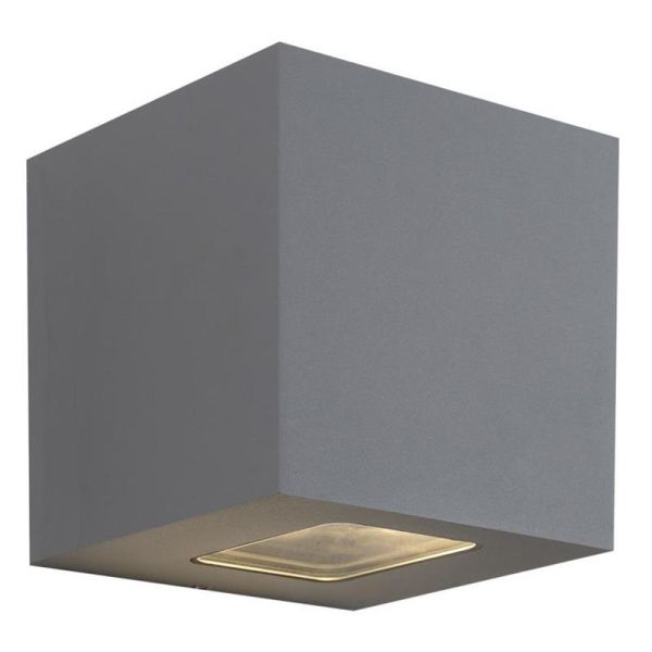 Hide-a-Lite Cube XL I Seinävalaisin 3000K, 925 lm, 80°, 12,5W, IP65 Harmaa
