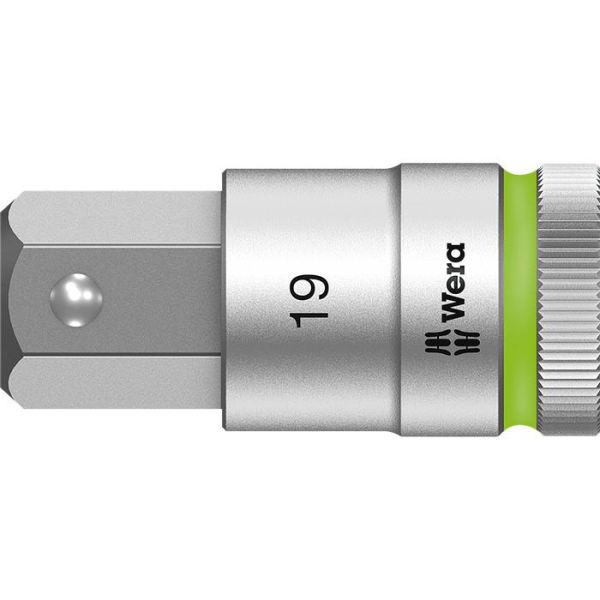 Wera 8740 C HF Kuusiokolohylsy 1/2" 19 mm, pituus 60 mm