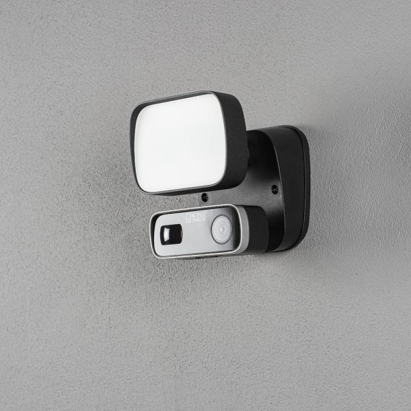 Konstsmide Smartlight Seinävalaisin 10 W, kamera, kaiutin ja mikrofoni