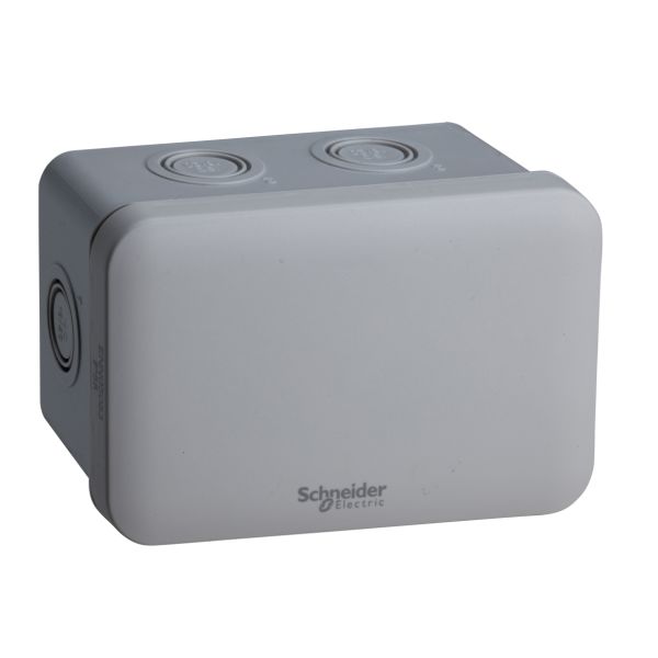 Schneider Electric ENN05083 Kytkentärasia harmaa, knock-outit, pinta-asennus 105x65x55 mm